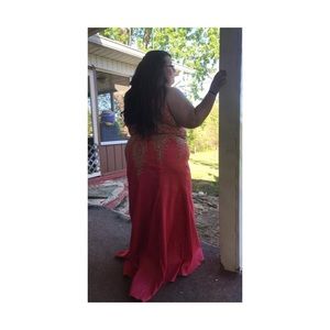 Red cherry prom dress!